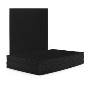 HyGloss Craft Foam Sheets 12" x 18" - (10 Pack)  Black