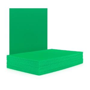 HyGloss Craft Foam Sheets 12" x 18" - (10 Pack)  Green