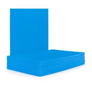 HyGloss Craft Foam Sheets 12" x 18" - (10 Pack)  Blue