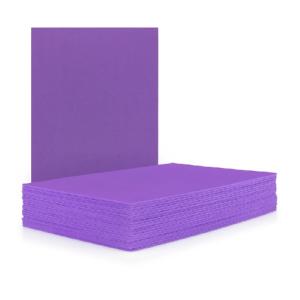 HyGloss Craft Foam Sheets 12" x 18" - (10 Pack) Purple