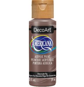 DecoArt Americana Acrylic Paint - (2oz/59ml)  Chocolate Fig