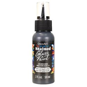 DecoArt Stained Glass Liquid Leading - (2oz/59ml) -Dark Lead