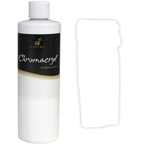 Chromacryl Acrylic Paint - (16oz/473ml) Block Out White