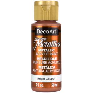 DecoArt Dazzling Metallics Acrylic Paint - (2oz/59ml) Bright Copper