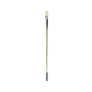 Daler Rowney Robert Simmons Signet Bristle Brush - Filbert, Long Handle, Size 4  DR222142004