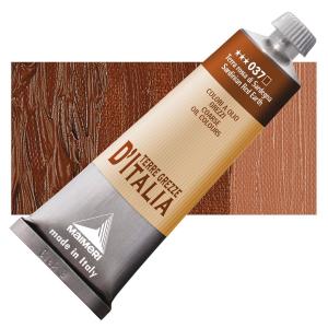 Maimeri Italian Natural Earth Oil Color - Sardinian Red Earth, 60 ml tube