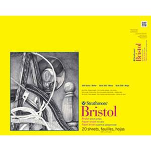 Strathmore 300 Series Bristol Pad 14" x 17" - (20 sheets, 100lb) Vellum