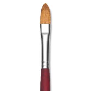 Princeton Velvetouch Series 3900 Synthetic Brush - Long Handle Filbert 10   PRN3900FB10