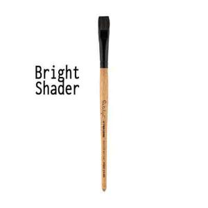 Princeton 6450 Series Catalyst Polytip Bristle Brush - Short Handle Bright Shader 4