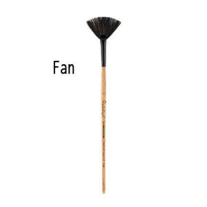 Princeton 6450 Series Catalyst Polytip Bristle Brush - Short Handle Fan 4
