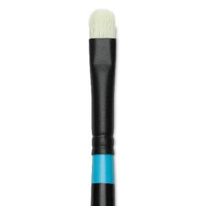 Princeton Aspen 6500 Series Brush for Oil & Acrylic - Long Handle Short Oval Filbert 12