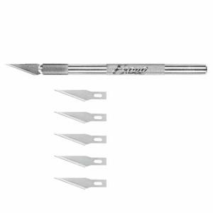 K1-Light Duty Knife W/Safetly Cap & 5 Blades