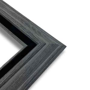Econo Frame Tuscan Drift Grey with Black Velvet Liner - 9" x 12"