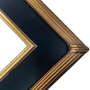 Series M2-BG  Black & Gold Plein Air Frame - 9" x 12"
