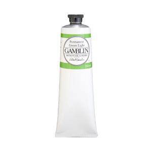 Gamblin Artists Oil Colors  (5.07oz/150ml) Permanent Green Light