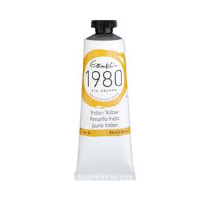 Gamblin 1980 Oil Colors  (1.25oz/37ml) India Yellow (previously Indian Yellow)