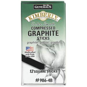 General's Kimberly Compressed Graphite Sticks - (6 Pack) 4B