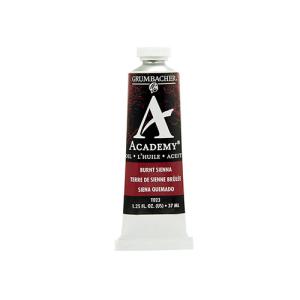 Grumbacher Academy Oil Paint - (1.25oz/37ml) Burnt Sienna