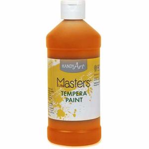 Handy Art Little Masters Tempera Paint - (16oz/473ml) Orange