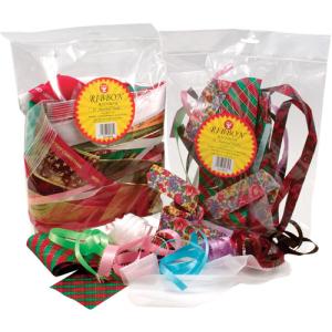 Hygloss Ribbon Rainbow Assorted Colors & Styles (25 assorted yards)