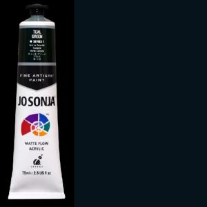 Chroma's Jo Sonja Fine Artists' Acrylic Paint - (2.5oz/75ml) Teal Green 041