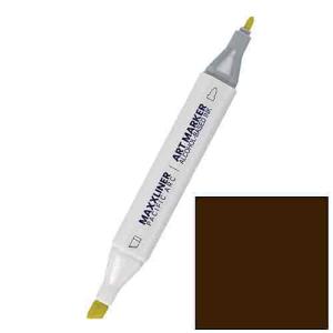 Pacific Arc Maxxliner Dual-tip Alcohol Marker - Dark Brown  MX21-088-E76