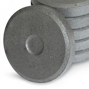 Richeson Small Tempera Cake - Metallic Charcoal