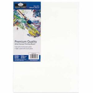 Royal Langnickel Essentials Premium Canvas Board- 9"x12"
