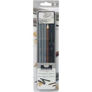 Royal Langnickel Essentials Tin Box Mini Pastel Sketching  Art Set - (8 Pieces)  RSET-ART2606