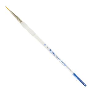 Royal Langnickel Soft-Grip Gold Taklon Brush - Short Handle, Round #1