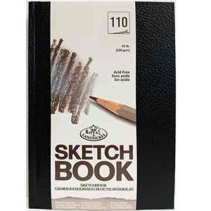 Royal & Langnickel Hardbound Sketchbook 5.5X8.5, 65lbs, 110 sheets