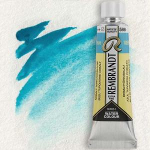 Royal Talens Rembrandt Watercolour - (0.6oz/20ml) Cobalt Turquoise Blue 586