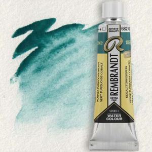 Royal Talens Rembrandt Watercolour - (0.6oz/20ml) Cobalt Turquoise Green 682
