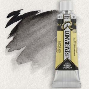 Royal Talens Rembrandt Watercolour - (0.6oz/20ml) Ivory Black 701