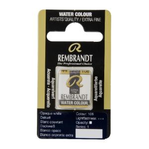 Rembrandt Professional Watercolor Half Pan -106 White Extra Opaque