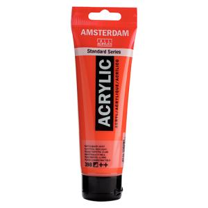 Royal Talens Amsterdam Acrylic Paint - (0.7oz/20ml) Naphthol Red Deep