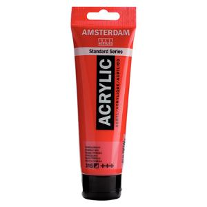 Royal Talens Amsterdam Acrylic Paint - (4.1oz/120ml) Pyrrole Red