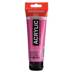 Royal Talens Amsterdam Acrylic Paint - (4.1oz/120ml) Permanent Red Violet Light