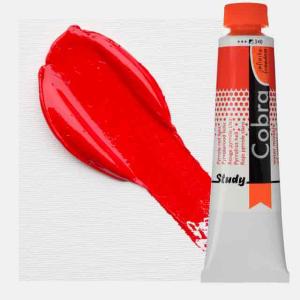 Royal Talens Cobra Study Water Mixable Oil Paint 40ml Pyrrole Red Light - 340