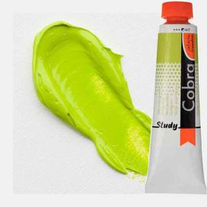 Royal Talens Cobra Study Water Mixable Oil Paint 40ml Yellowish Green 617
