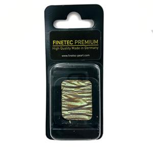 Finetec  Premium Artist Mica Flip-Flop Watercolor Pan refill- Golden Green/ Pink