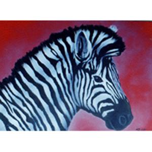 Bob Ross How-To Painting Packet Wildlife - Zelda Zebra