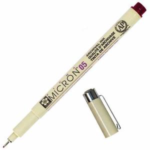 Sakura Pigma Micron Pen - Burgundy, 05