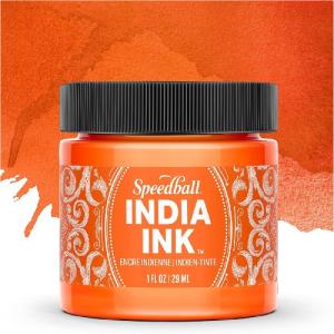 Speedball India Ink 1oz - Citrine  003203