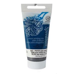 Speedball Block Printing Ink - (1.25oz/37ml) Pewter