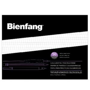 Speedball Bienfang Calligraphy Practice Paper Pad 8.5" x 11" - (50 Sheets, 50lb)   R400141