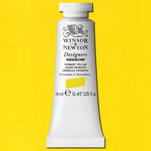 Winsor & Newton Designers Gouache  (0.47oz/14mL) Primary Yellow
