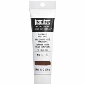 Liquitex Professional Heavy Body Acrylic Paint - (2oz/59ml) Transparent Burnt Umber