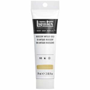 Liquitex Professional Heavy Body Acrylic Paint - (2oz/59ml) Iridescent Antique Gold
