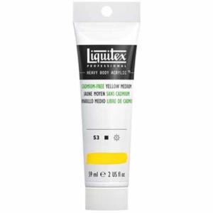 Liquitex Professional Heavy Body Acrylic Paint - (2oz/59ml) Cadmium-Free Yellow Medium